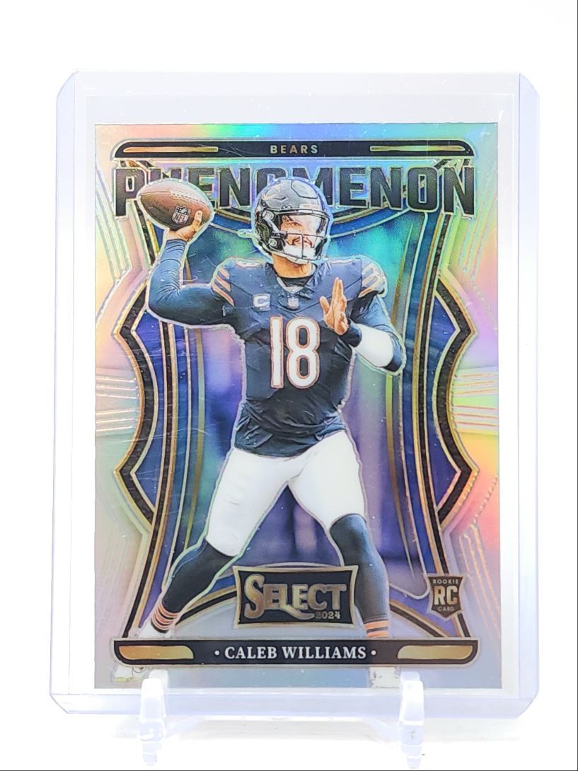 CALEB WILLIAMS 2024 SELECT PHENOMENON ROOKIE SILVER PRIZM BEARS A RC Q5997
