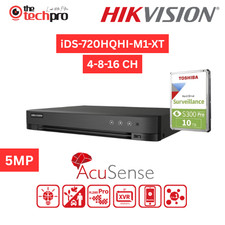 Hikvision DVR Turbo 5MP HD iDS-720HQHI 4-8-16 Channel CCTV Security System HDTVI
