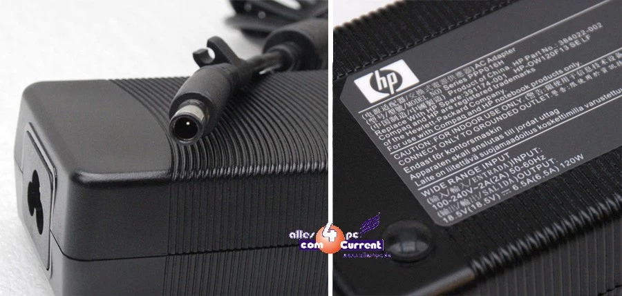 HP NOTEBOOK NETZTEIL ADAPTER PA-1121-02HC PPP016L 18.5V 6.5A 120W 391174-001 N77 - Bild 3 von 3