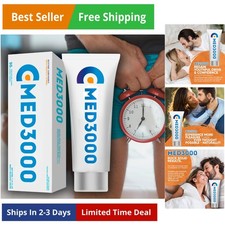 Gel Med3000 for Men - Powerful ED Cream and Blood Flow Enhancer - Erectile Dy...