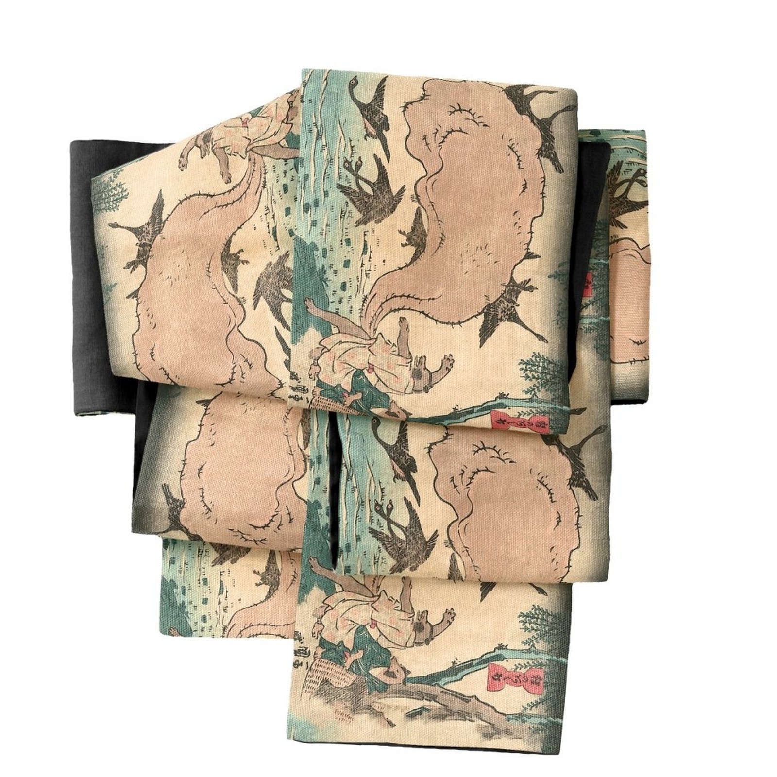 Half-Width Obi (Hanhaba Obi) FU00258b