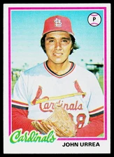1978 Topps #587 John Urrea - VG