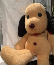 Huge VERY RARE Animal Fair 1970s Henry The Dog Stuffed dog 36  tall Large Plush