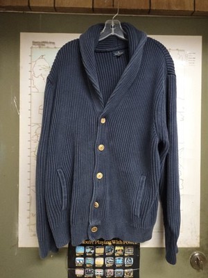Brooks Brothers Mens Shawl Collar Cardigan Large | eBay