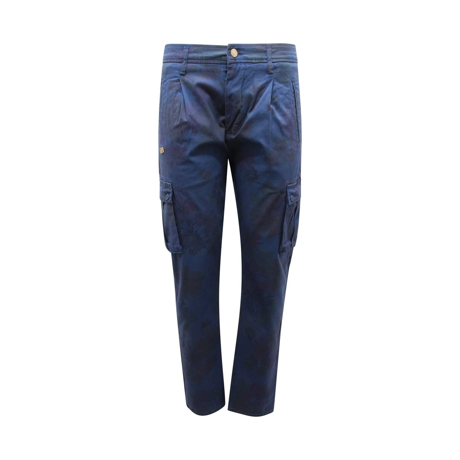 L4182 PANTALONE CARGO UOMO DANIELE ALESSANDRINI BLUE LABEL MAN TROUSERS