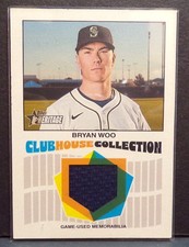 2026 Topps Heritage #CCR-BW Bryan Woo Clubhouse Collection Relics Mariners