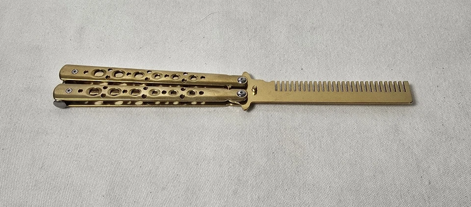 Herramienta de entrenamiento de mariposas de metal de práctica color dorado Foto 4 de 4