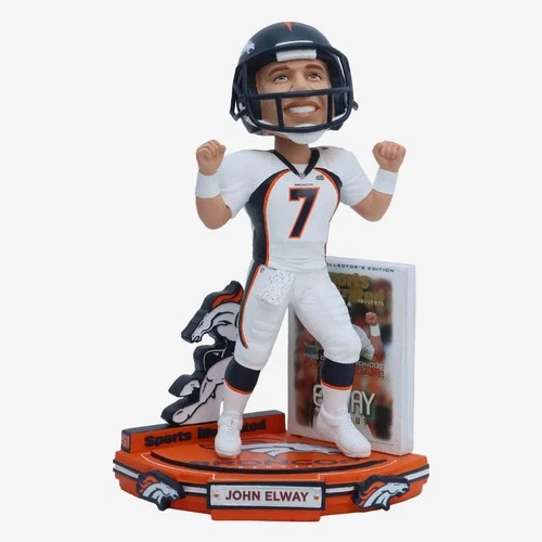 John Elway Denver Broncos Sports Illustrated Cover Bobblehead NFL Football