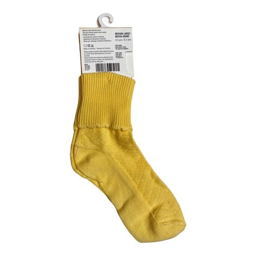 Lote de calcetines básicos de puño amarillo amarillo vintage Gymboree nuevos con etiquetas - Imagen 6 de 7