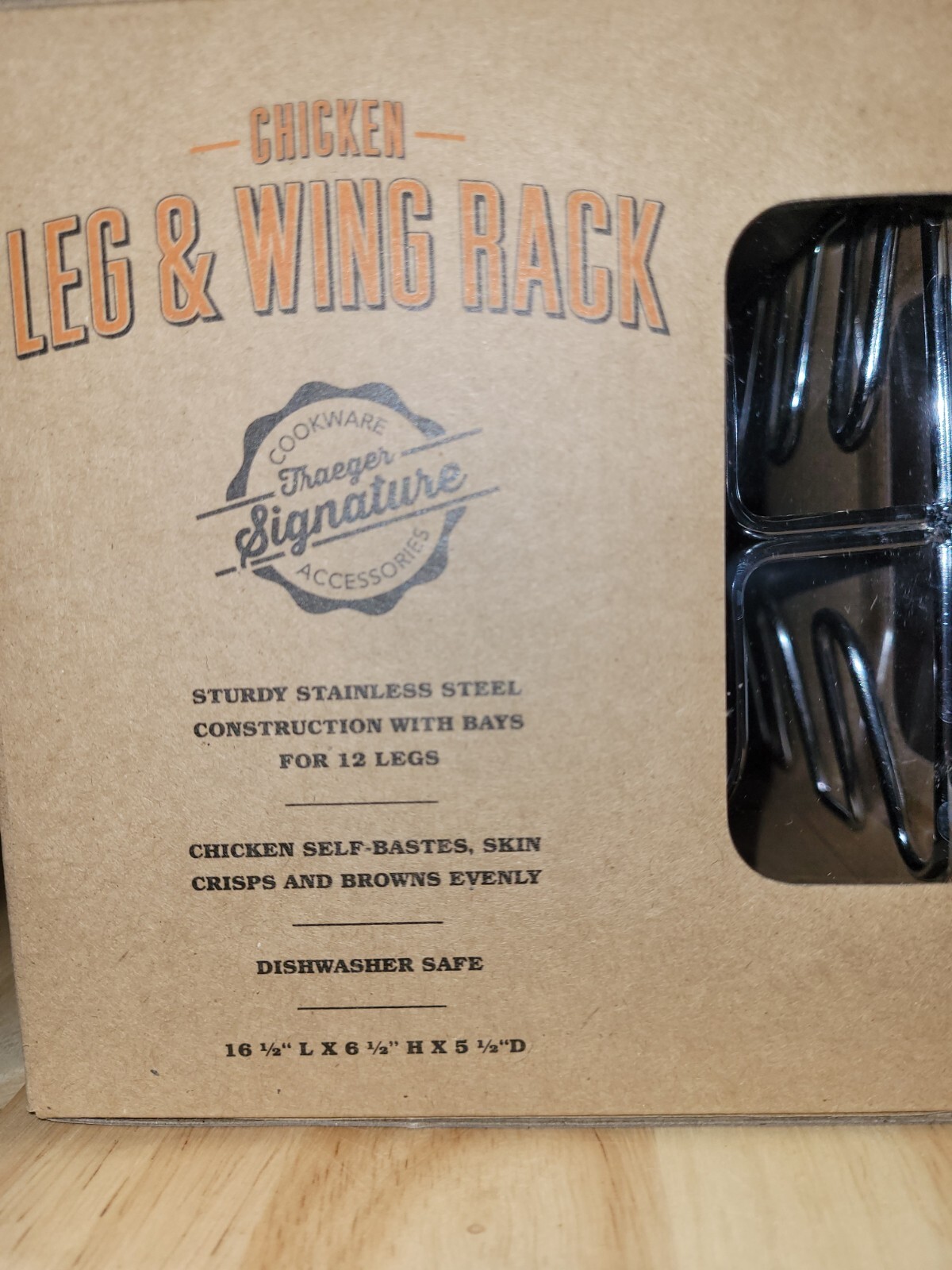 NEW Traeger GrillsStainless Steel 12 Leg Bays Chicken Hanger (BAC326