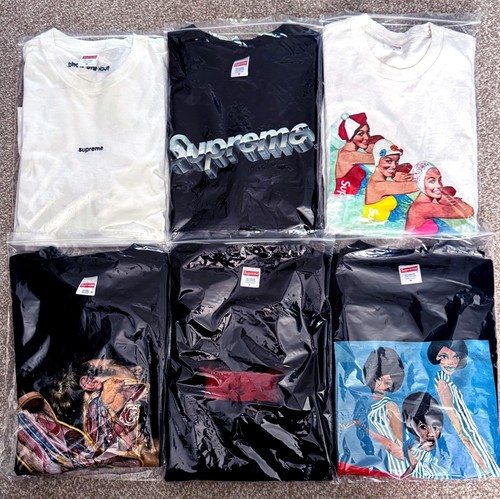 Supreme Tee Collection Box Logo Undercover Anatomy Swimmers Group FTW M L tshirt