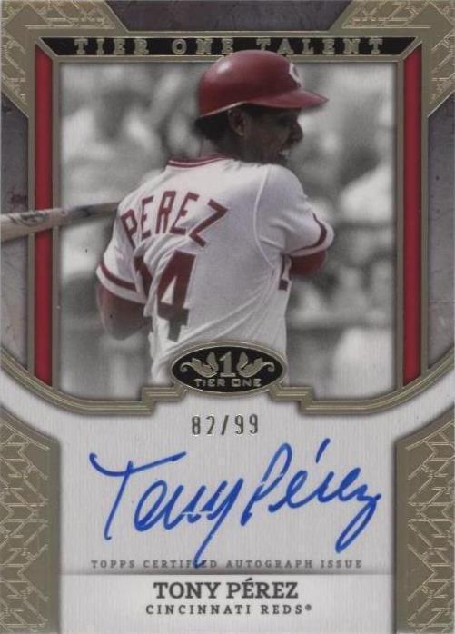 2024 Topps Tier One - Tony Perez #T1TA-TP - 1 of 1