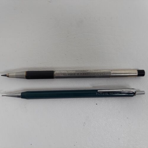 DJ Fugle Leadlock USA & Pentel 3500 Japan Mechanical Pencils Engineer Drafting