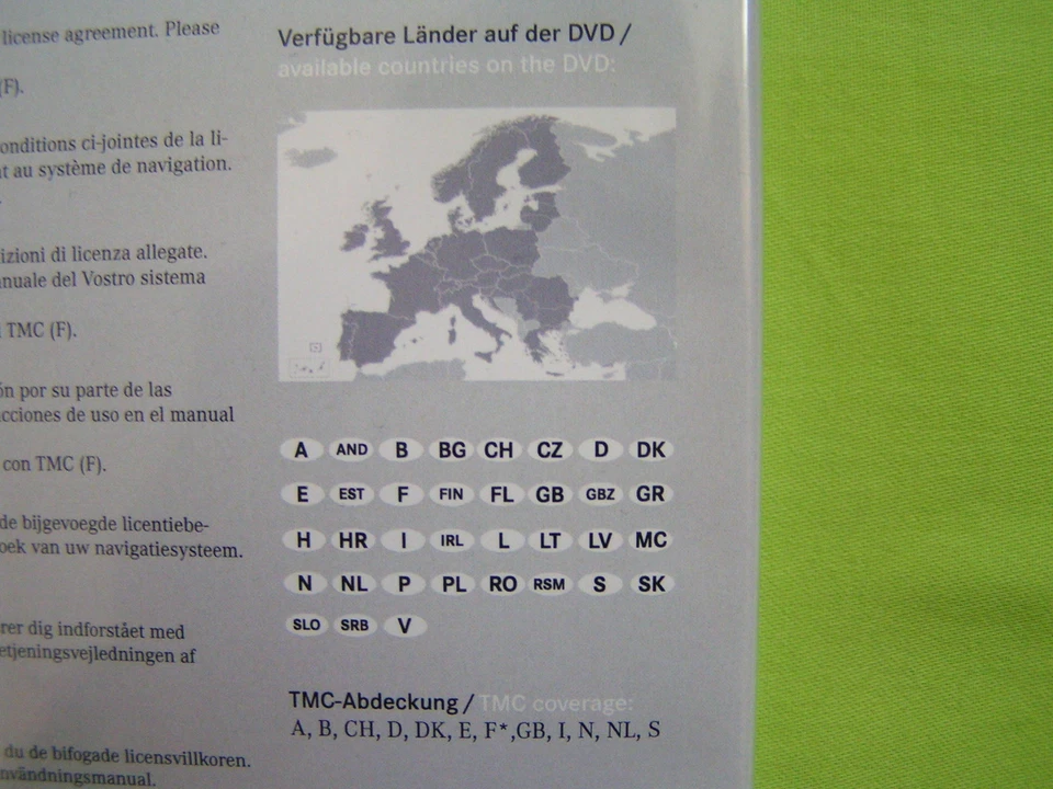 DVD NAVIGATION SOFTWARE MERCEDES BENZ COMAND APS 2015 CL S KLASSE LIMEGRÜN NTG 3 - Bild 3 von 3