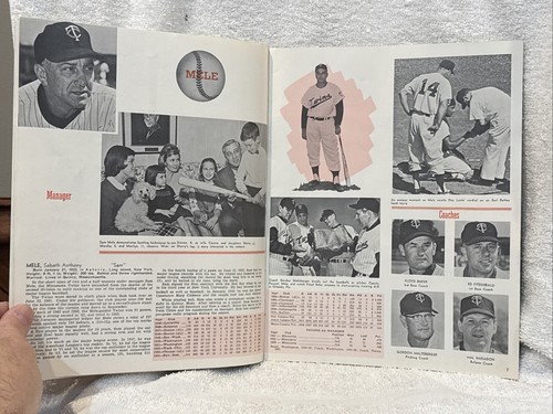 VINTAGE Minnesota Twins 1964 Yearbook, Harmon Killebrew, Tony Oliva, Jim Kaat!! - Picture 4 of 12