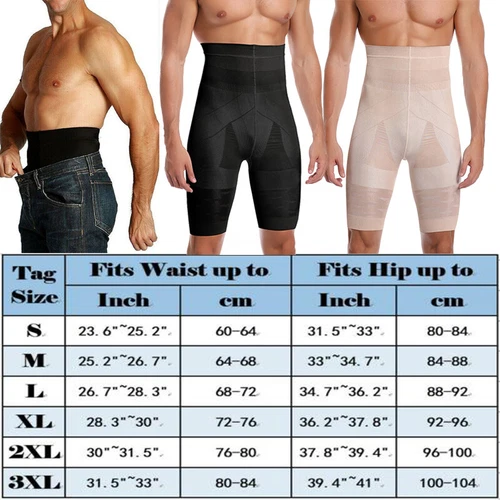 Men Faja Colombiana para Hombre High Waist Stomach Shaper Shapewear Boxer Briefs - Picture 23 of 29