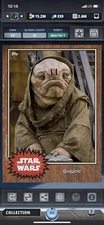 Topps Star Wars Digital Card Trader Tier 9 - Wood Quiggold S4 Base - 50 cc