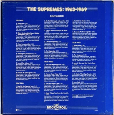 The Supremes 1963-1969 2 LP Box Set Vinyl Time Life Music