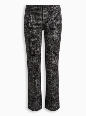 Torrid Bombshell Boot Studio Luxe Ponte High-Rise Pant Black Plus 10R #G54286
