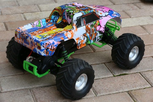 Custom Body Graffiti for Traxxas Skully Grave Digger 1/10 Truck Car Shell - Picture 7 of 10