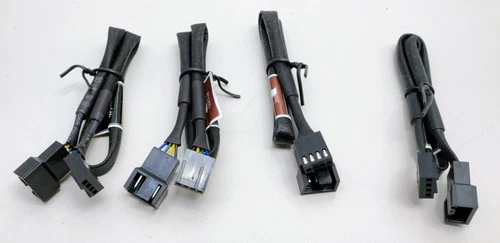 LOT 4x Noctua NA-EC1 30cm 1' foot Extension Cable for 4-pin PWM fans 5V 12V 24V