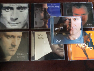 Phil Collins [7 CD Alben] Face Value Hello Must Going No Jacket Testify Both Sid
