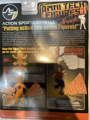 NEW OMNI Tech Figures- Ryan Sheckler Action Figure ( Tech Deck