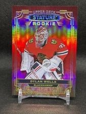2022-23 Upper Deck Stature DYLAN WELLS #126 Photo Variant Red Rookies /33