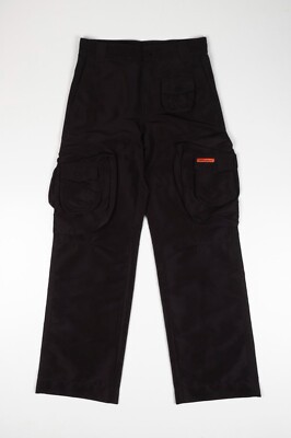 Original New Heron Preston Men Black Cargo Pants XS RRP 435EUR H3843