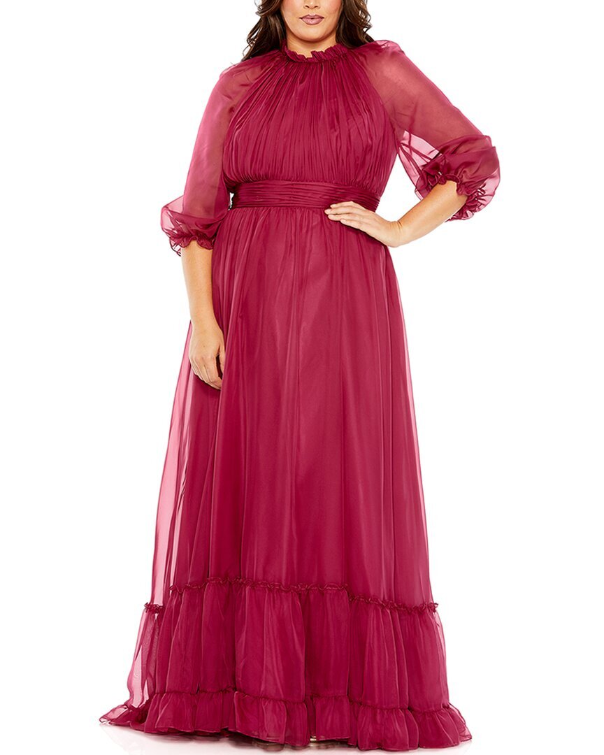 Женское платье А-силуэта Mac Duggal Fabulouss Plus 18W