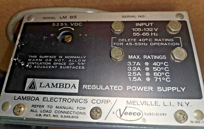 DC Power Supplies - Lambda Lm