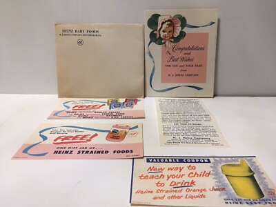 Heinz Co Congratulations Best Wishes You and Baby Vtg 60's Coupons Booklet  | eBay