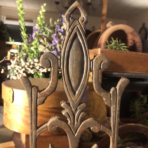 Antique Cast Iron Metal Large Finial Weathervane? Chandelier? Gate? 11 1/2” Tall - Picture 7 of 16