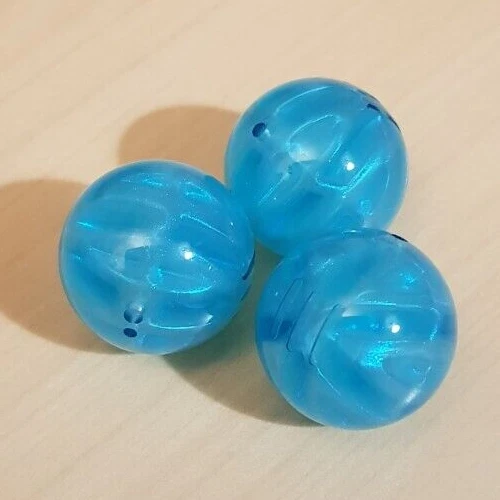 LEGO 92534pb02 Trans Light Blue Ball Ninjago Spinjitzu Pack of 3