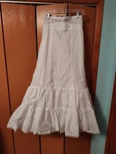 NWT David  s Bridal Fit and Flare Slip SZ 16 White 550 Style