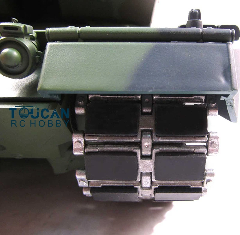 Mato 1/16 Leopard2A6 RC Tank Metal Tracks Rubber Pads MT157 HengLong - Image 3 of 4