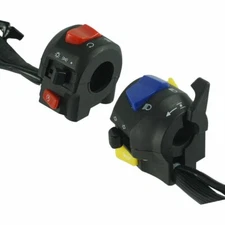 A Pair 7/8" Handlebar control switch Horn Turn Signal Headlight Electrical Start