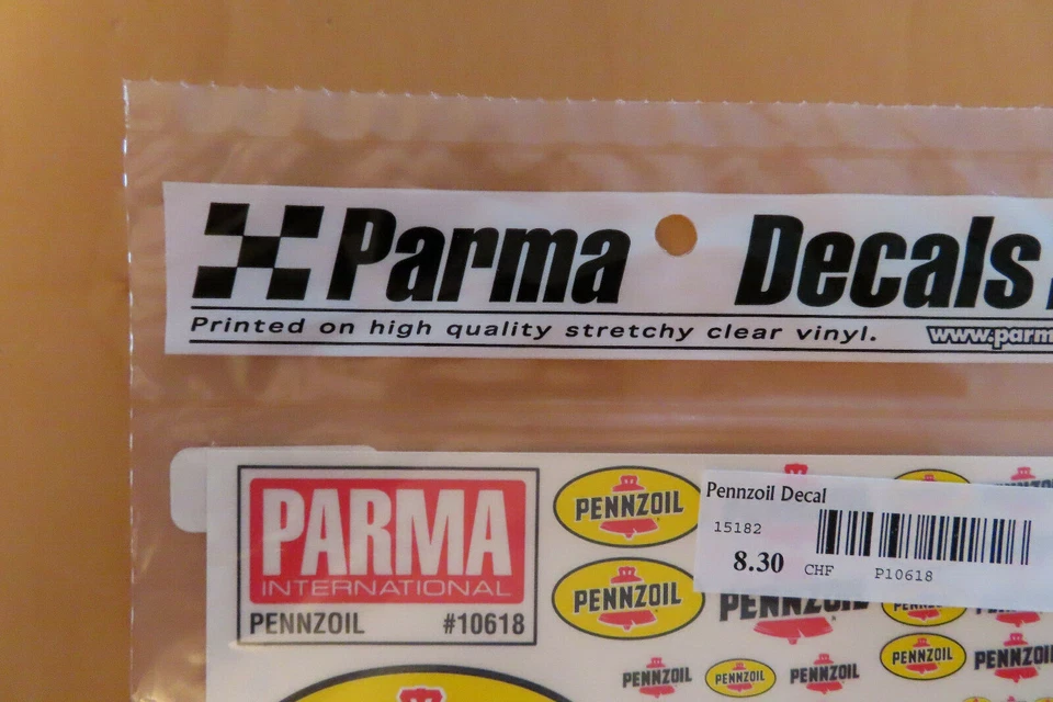 parma RC Decal Bennzoil International no.10618 Original NEW NIB 1999 - Bild 2 von 2