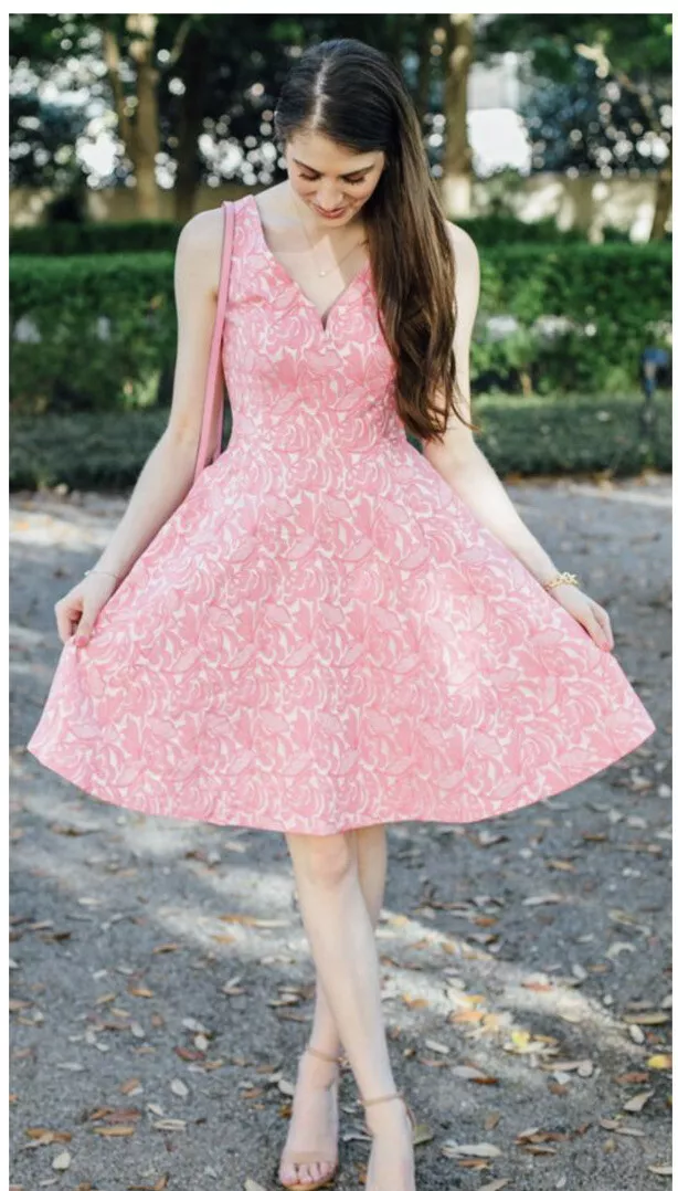 Pink butterfly cheap dress womens