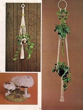 Decorative Spring Plant Hanger Patterns - Craft Book: MM199 Macrame Horizons