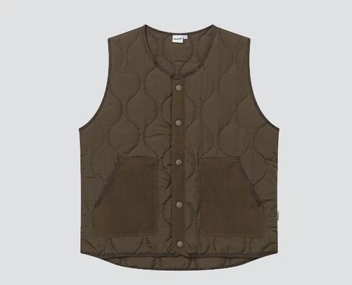 Mens Quilted Liner Vest Military Style Japanese Urban Outdoor Unisex coats - Bild 10 von 15