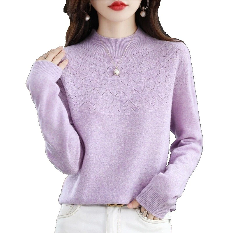 Suéteres Vintage Multicolor Poliéster para Mujeres