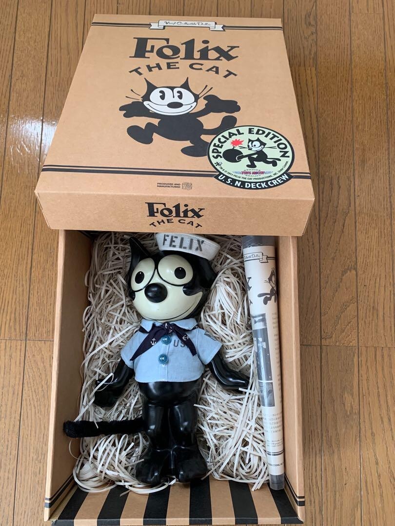 TOYS McCOY フィリックス　USN Toys McCoy VCD FELIX THE CAT USN DECK CREW Ver. Figure Soft Vinyl