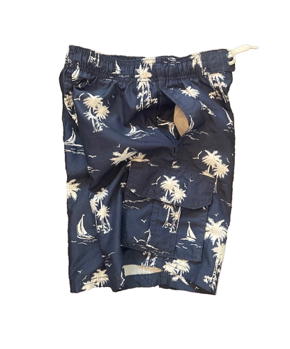 Kanu Surf Boys Swim Trunks Small Blue Lined Inner Pocket Side Pockets - Picture 9 of 12