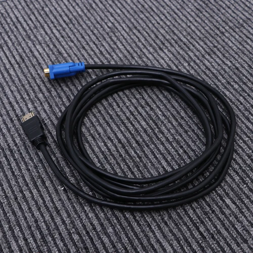 Serial to USB Adapter 转VGA线 Cable Video Converter Cord Gold Male