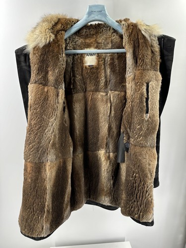 Yves Salomon Armee Paris 90 cm tarnfarben Parka Größe 50EU/40R/XL $ 3.300 - Bild 2 von 18