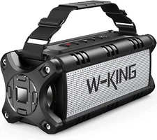 W-KING Bluetooth Speaker, 90W Peak 50W RMS Powerful Bluetooth Speaker Loud IPX6