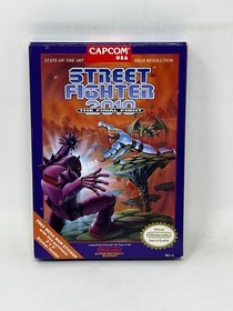 NES Nintendo - Street Fighter 2010 The Final Fight - CIB Complete w/ Poster