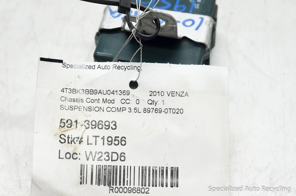 Toyota Venza TPMS 2014 módulo de control de presión de neumáticos 897690T020 OEM Foto 4 de 4