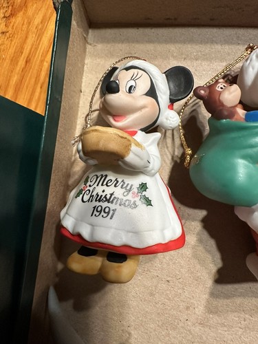 12 Grolier Disney Christmas Ornaments Vintage lot Original Disney Collectors Box - Picture 10 of 12